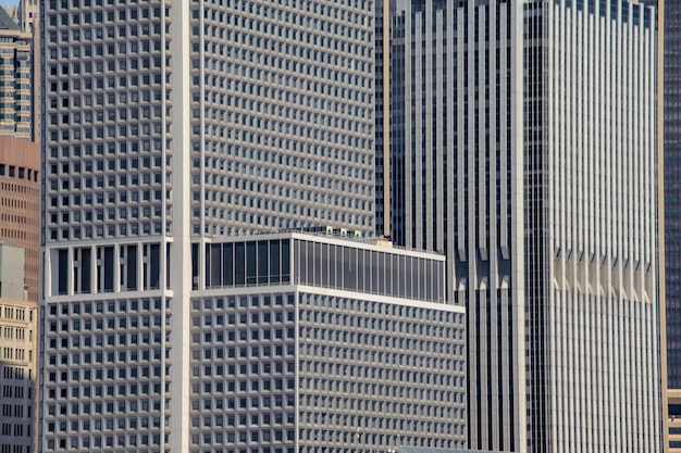 Panorama di new york city con grattacieli a manhattan skyline