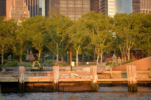 New York city skyline USA