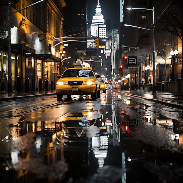 New York City yellow cabs everything else black