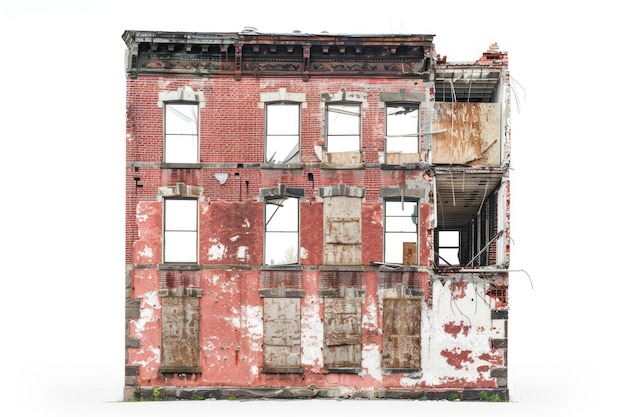 new york destroyed building window broken home damage