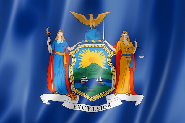 New York flag, USA