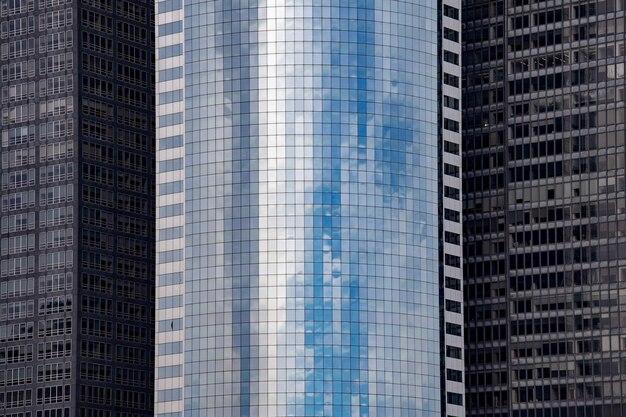 Photo new york manhattan skyscrapers building detail