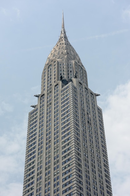 NEW YORK - USA - 11 JUNE 2015 chrysler building new york on cloudy day