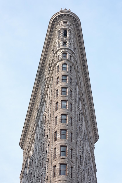 НЬЮ-ЙОРК - США - 11 ИЮНЯ 2015 г. Деталь здания утюга