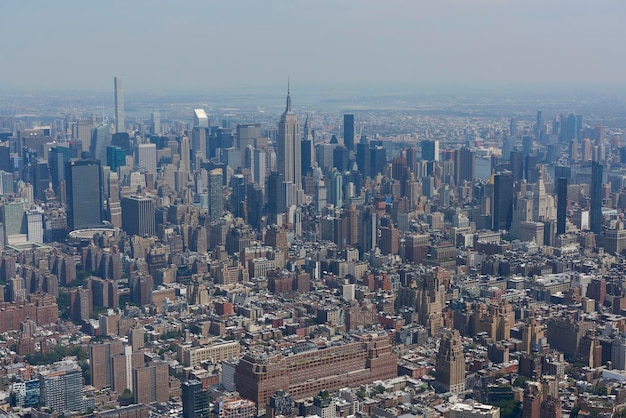 New York USA seen from above