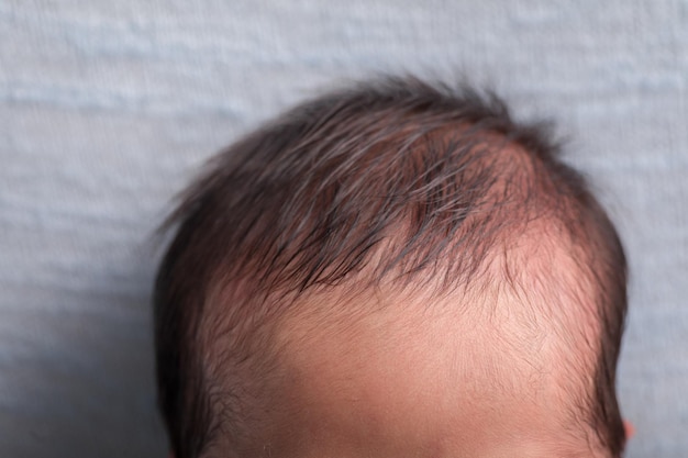 Newborn baby details macro photography toes fingers head lips ears