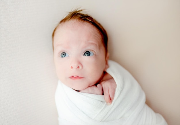 Newborn baby portrait