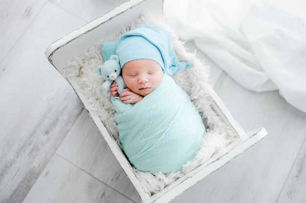 Newborn baby portrait