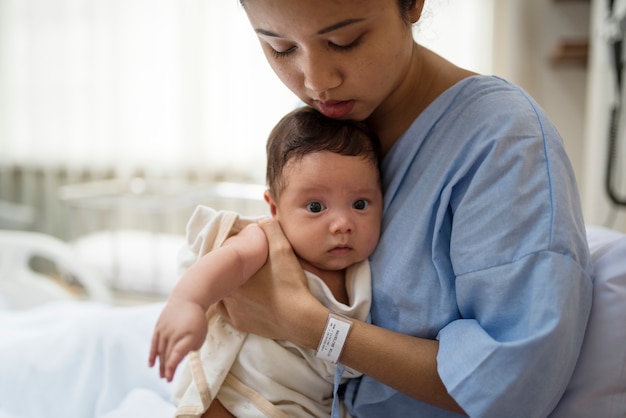 Un bambino appena nato