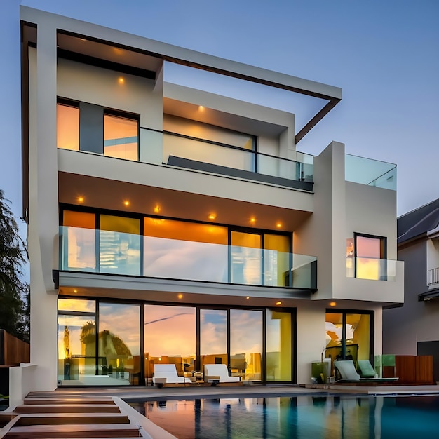 Newly Constructed Modern Home