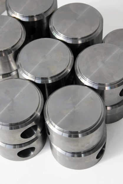 Newly manufactured metal cylinder