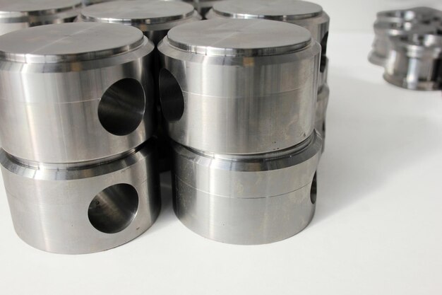 Newly manufactured metal cylinder