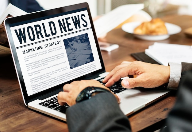 News Business Communication Marketing Concept