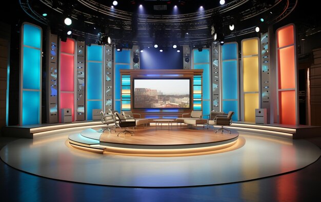 News sets broadcast design international stage set design tv set design tv design