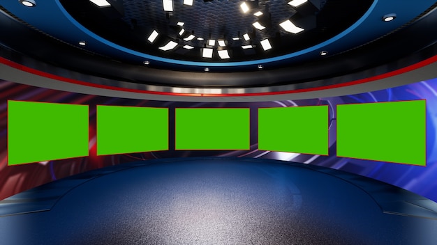 News Studio, Backdrop For TV Shows 