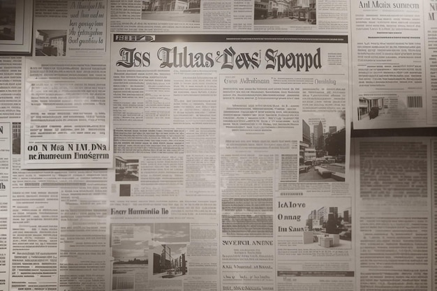 Newspaper background concept