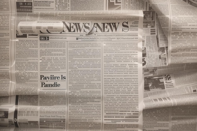 Newspaper background concept