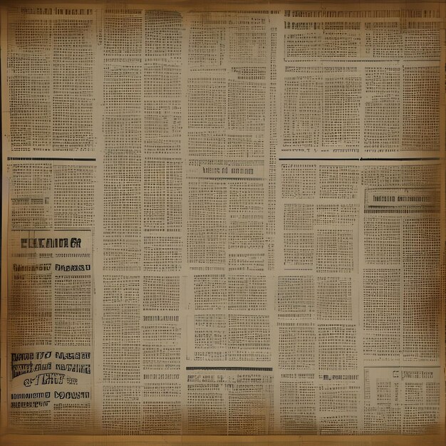 Newspaper paper grunge vintage old aged texture