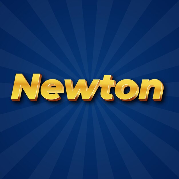 Newton Text effect Gold JPG attractive background card photo