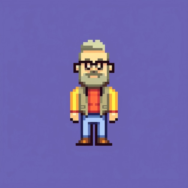 an nft collection of 100 simple 8 bit characters called