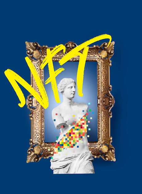 nft composition with popular artworks