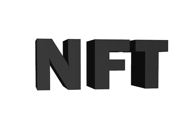 Nft-letters in 3d-effect.