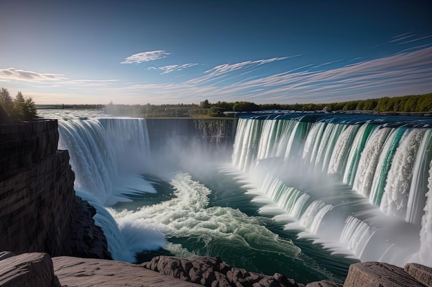 niagara falls canada the beautiful view of the river