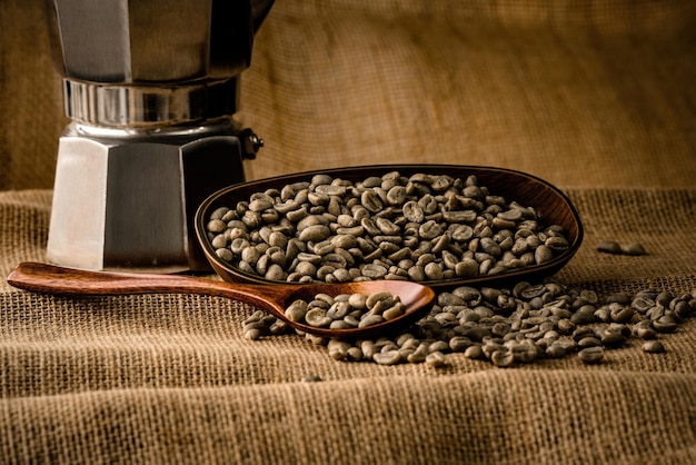 Nicaragua Arabica Raw Coffee Bean. Green coffee