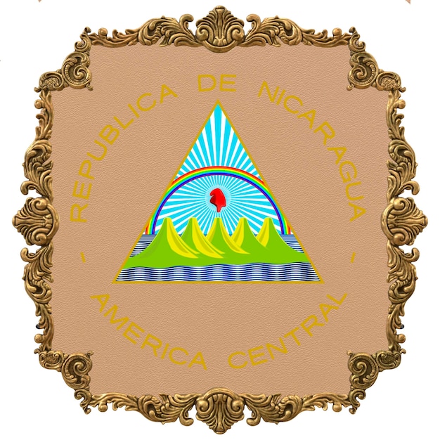 Photo nicaragua national emblem national independence day