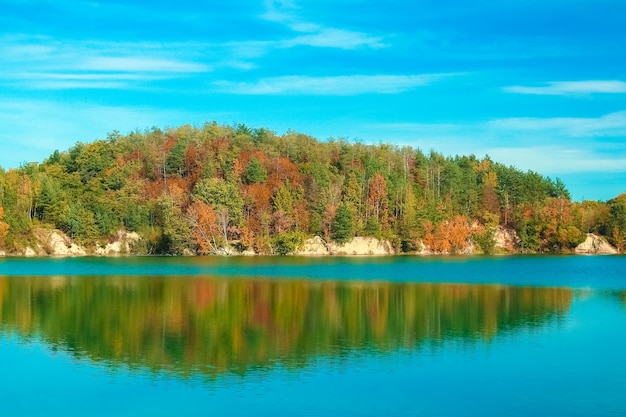 A nice beautiful autumn road for travel