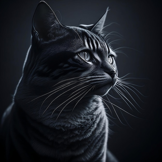 nice cat created using generative artificial intelligence