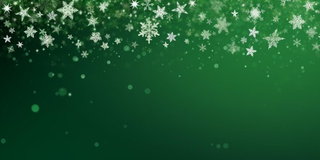 Photo nice greeting christmas on green background without copyspace