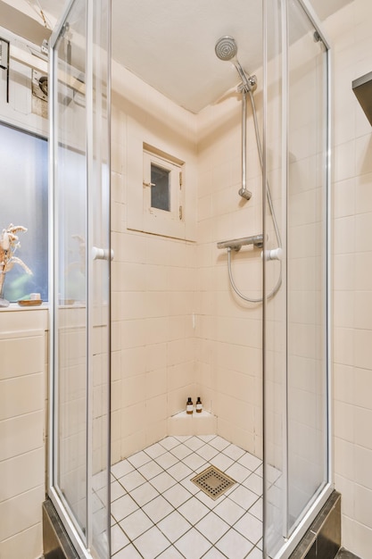 Nice little bathroom with shower