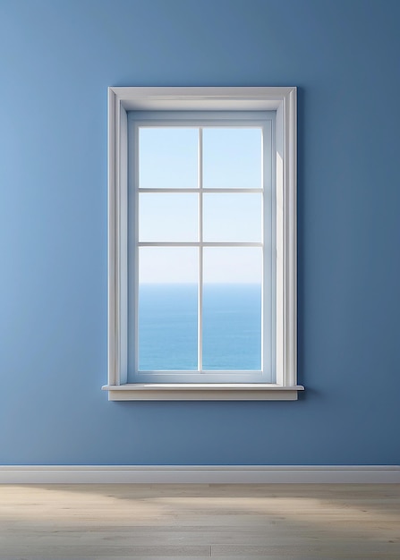 nice simple house windows with nice wall colors