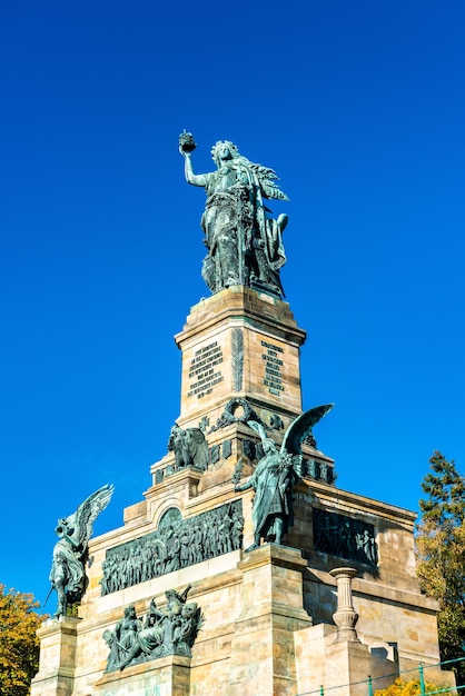 Niederwalddenkmal monument Niederwald bij Rudesheim am Rhein in Hessen Duitsland