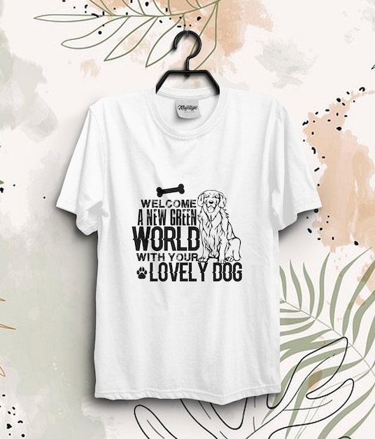Nieuw honden T-shirt ontwerp bundel