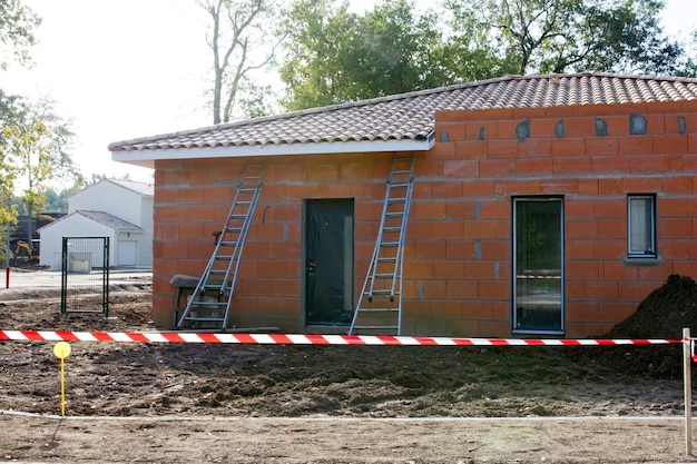 Nieuw huis in aanbouw