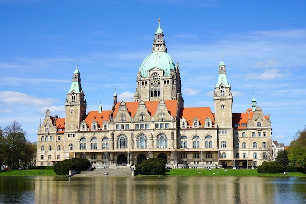 Nieuw Stadhuis in Hanover Duitsland