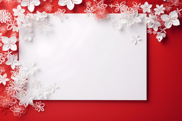 Nieuwjaars Kerst achtergrond papier gesneden kopie ruimte