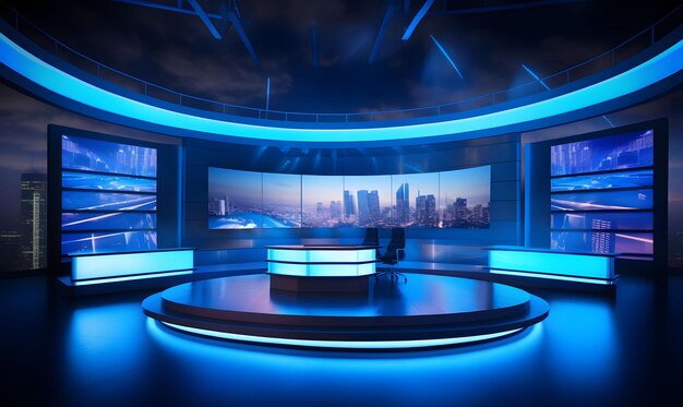 nieuwset nieuws virtuele studio nieuws studio tv nieuws studio newscast studio tv studio nieuws podium