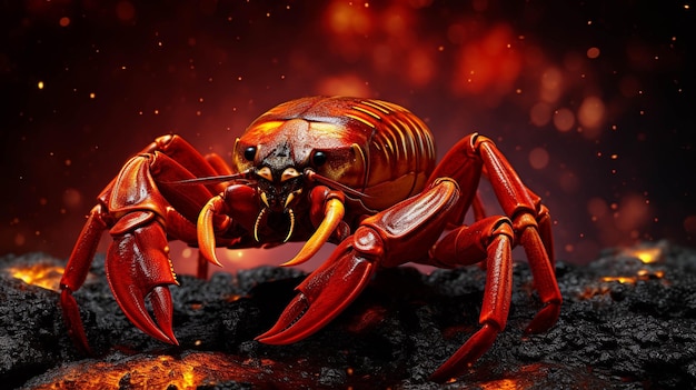 nigerian moon crab 3d crab High definition photography creative wallpaper