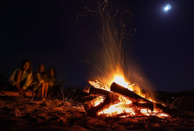 Night on the beach