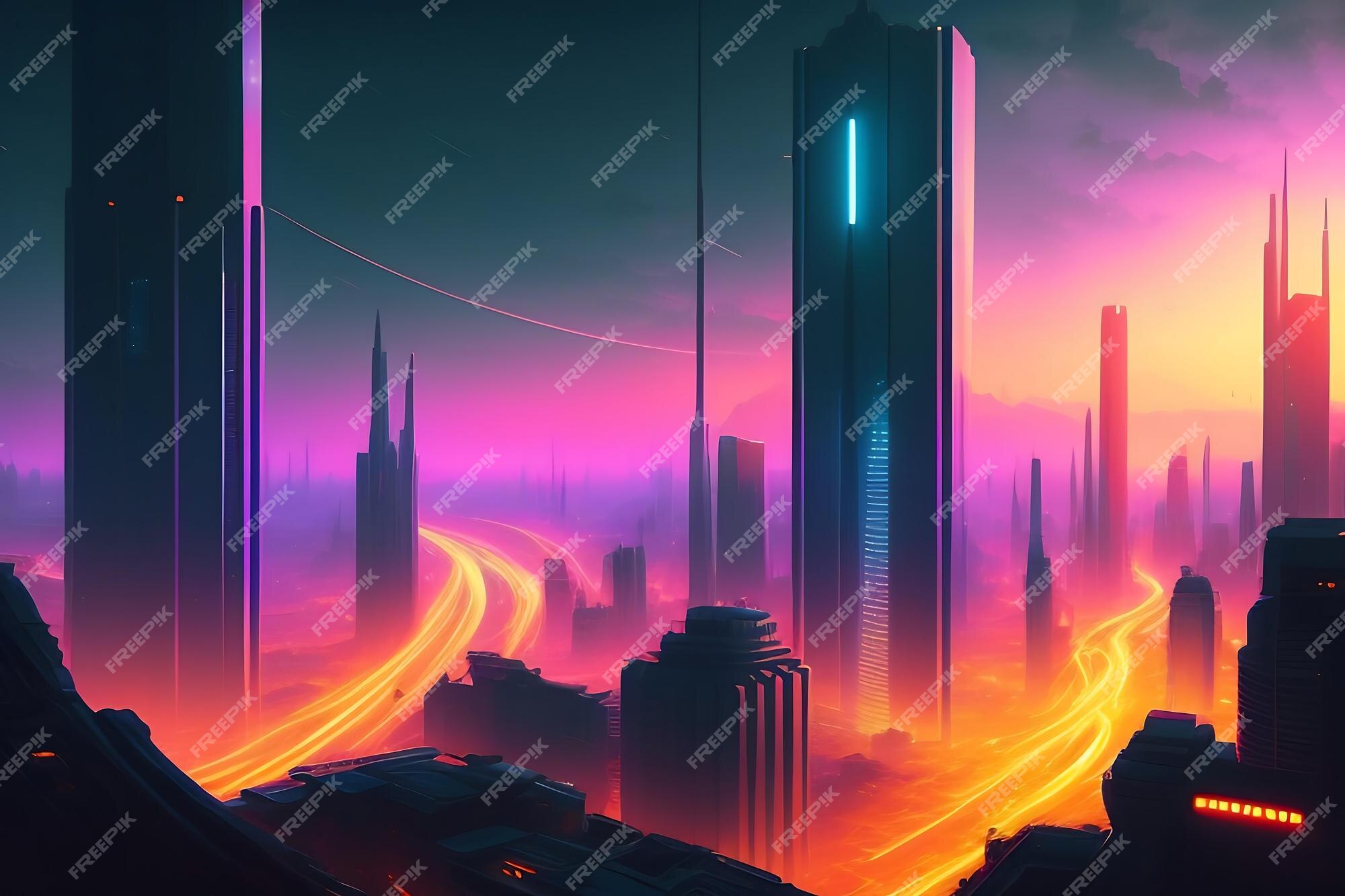 Page 100  Cyberpunk Landscape Images - Free Download on Freepik