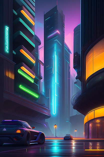 Cyberpunk 2077, cyber, neon, Futurism, futuristic, dark, night, cyberpunk,  HD phone wallpaper