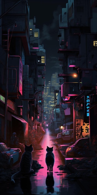 Night in the city wallpapers