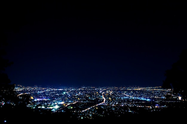 Night cityscape view 