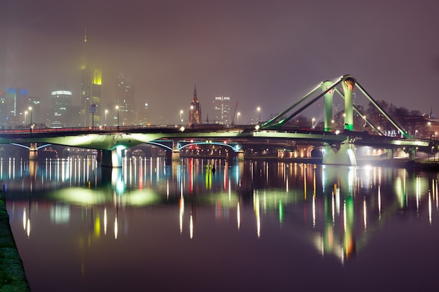 Night Frankfurt am Main, Germany