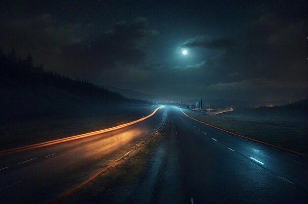 Night highway