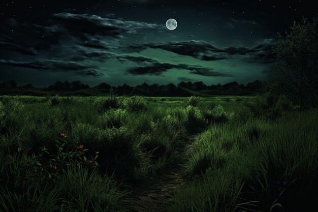 Photo the night landscapes journey into the heart of dark