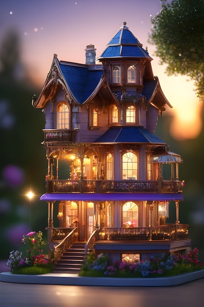 Night Lighting House